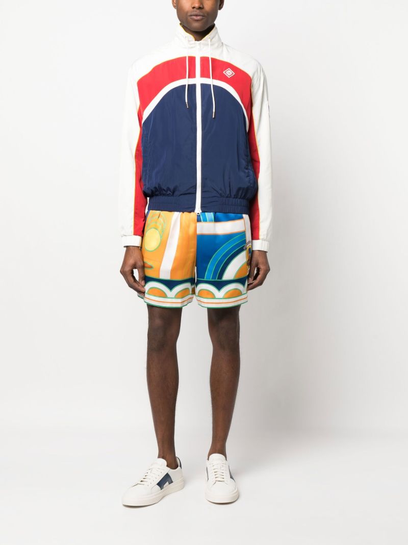 White Arch Colourblock Track Jacket