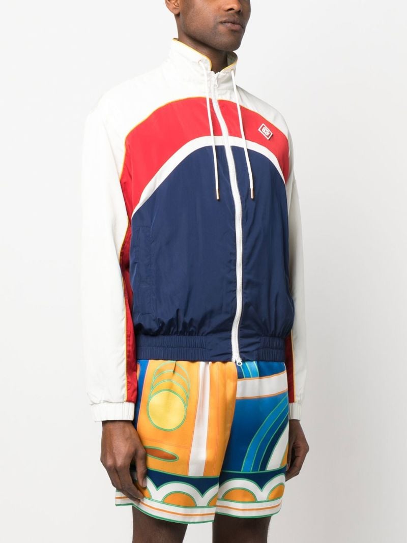 White Arch Colourblock Track Jacket