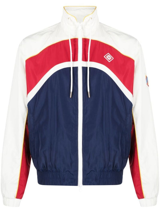 White Arch Colourblock Track Jacket