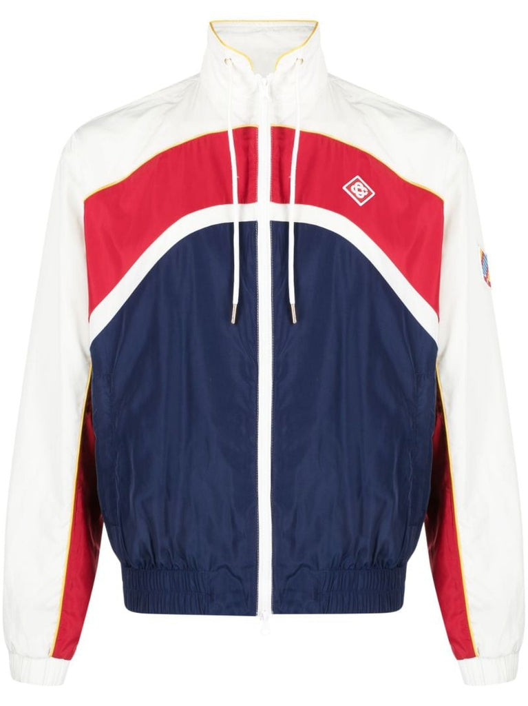 White Arch Colourblock Track Jacket
