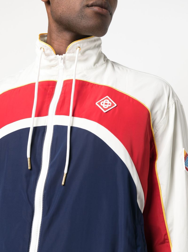 White Arch Colourblock Track Jacket