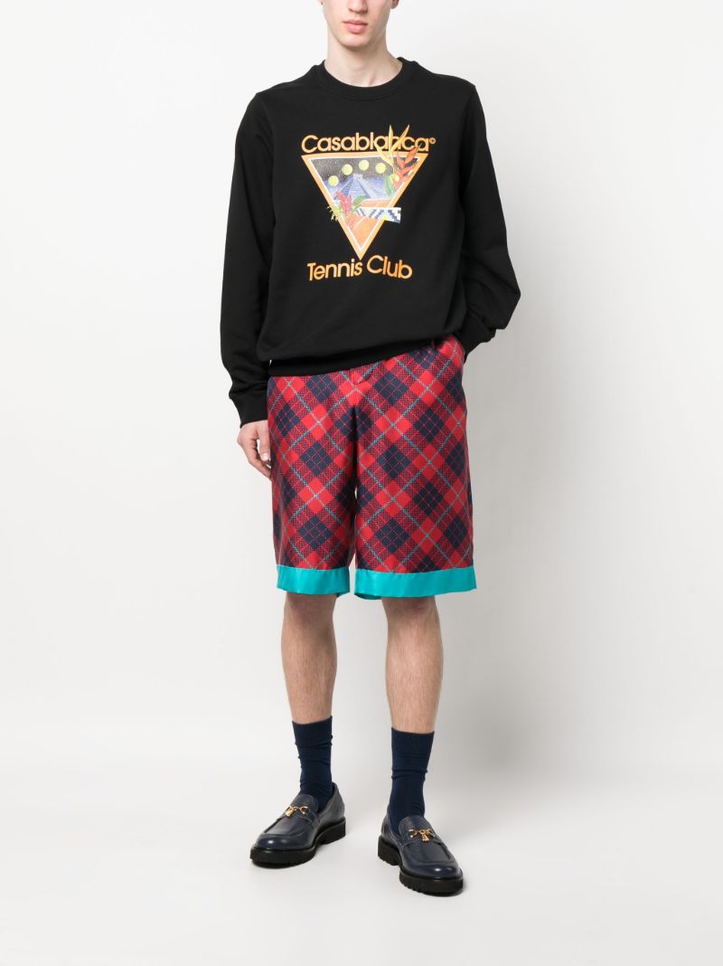 Black Tennis Club Organic Cotton Sweatshirt