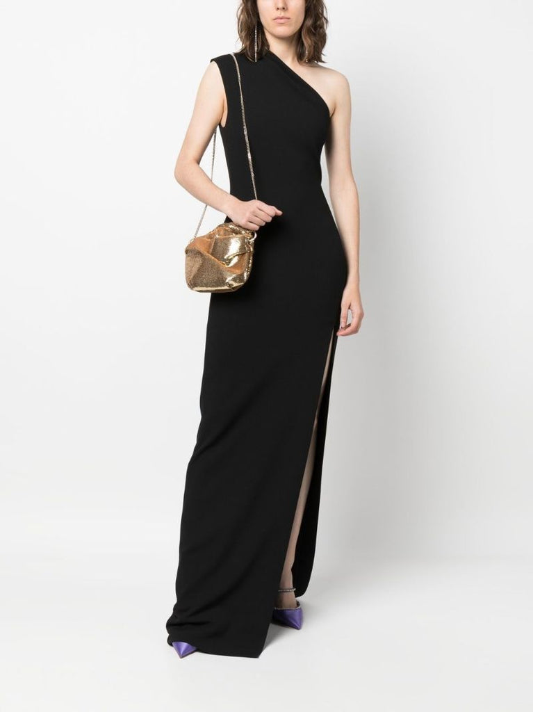 Gold Bonny Gold Sequin-embellished Top Handle Bag