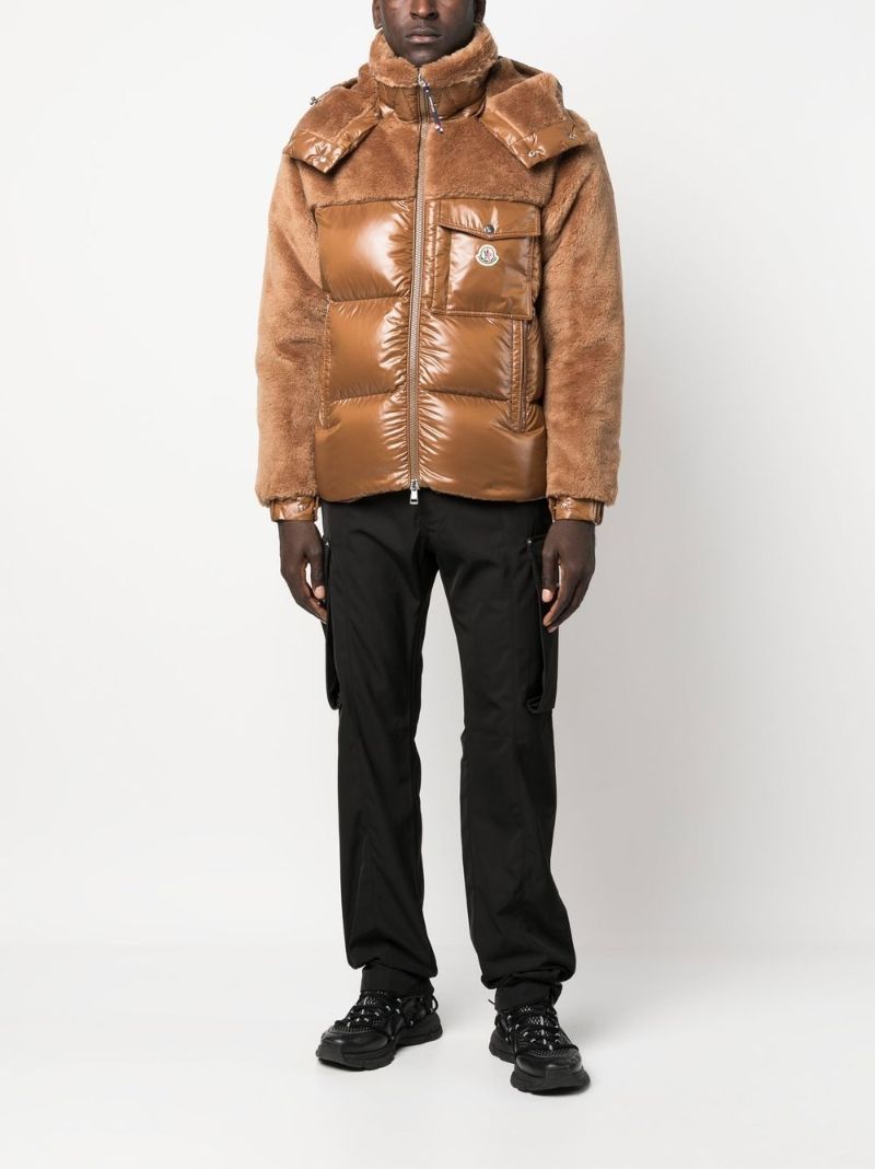 Brown Thymelee Short Padded Jacket