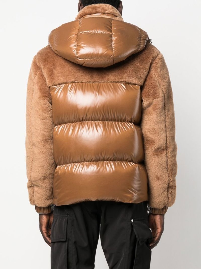 Brown Thymelee Short Padded Jacket