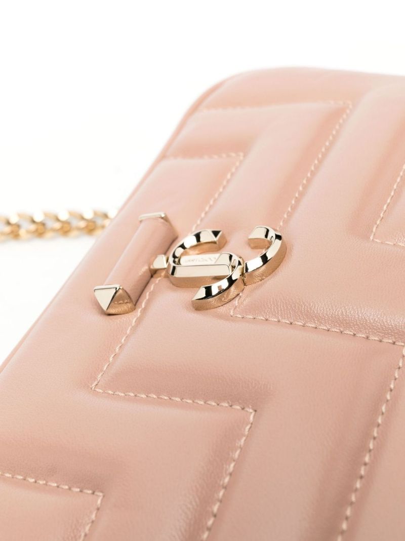Pink Avenue Quilted Leather Shoulder Bag