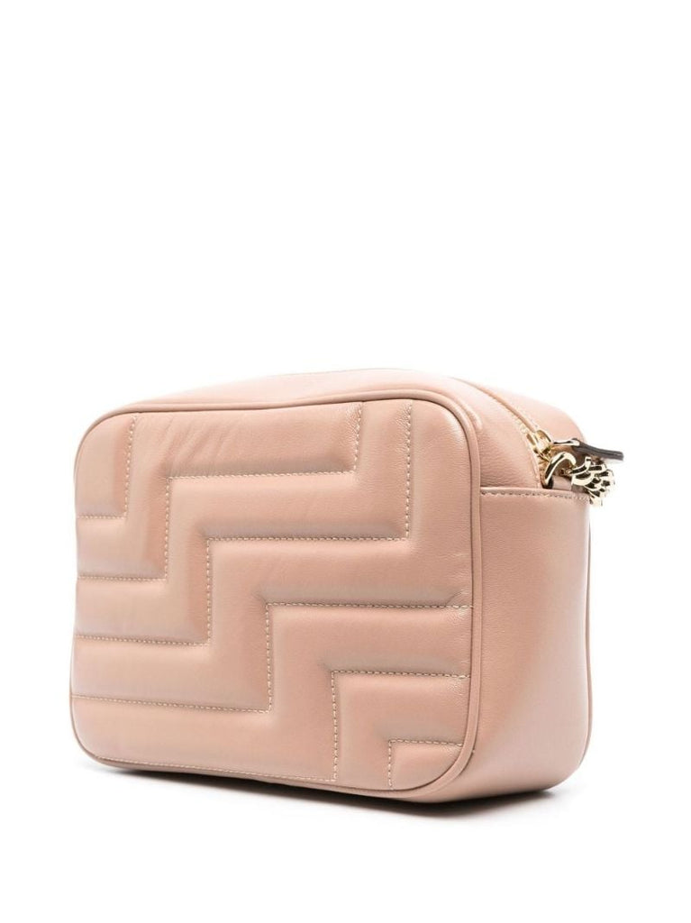 Pink Avenue Quilted Leather Shoulder Bag