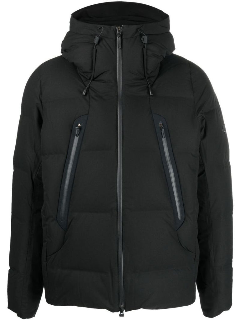 Black Padded Hooded Jacket