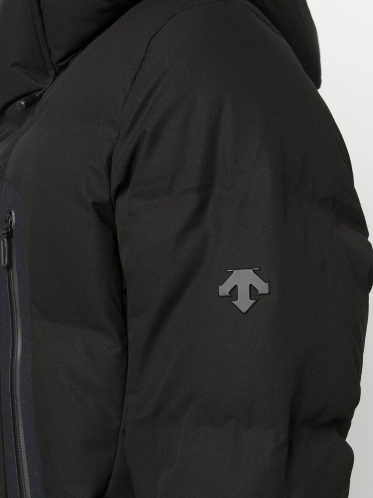 Black Padded Hooded Jacket