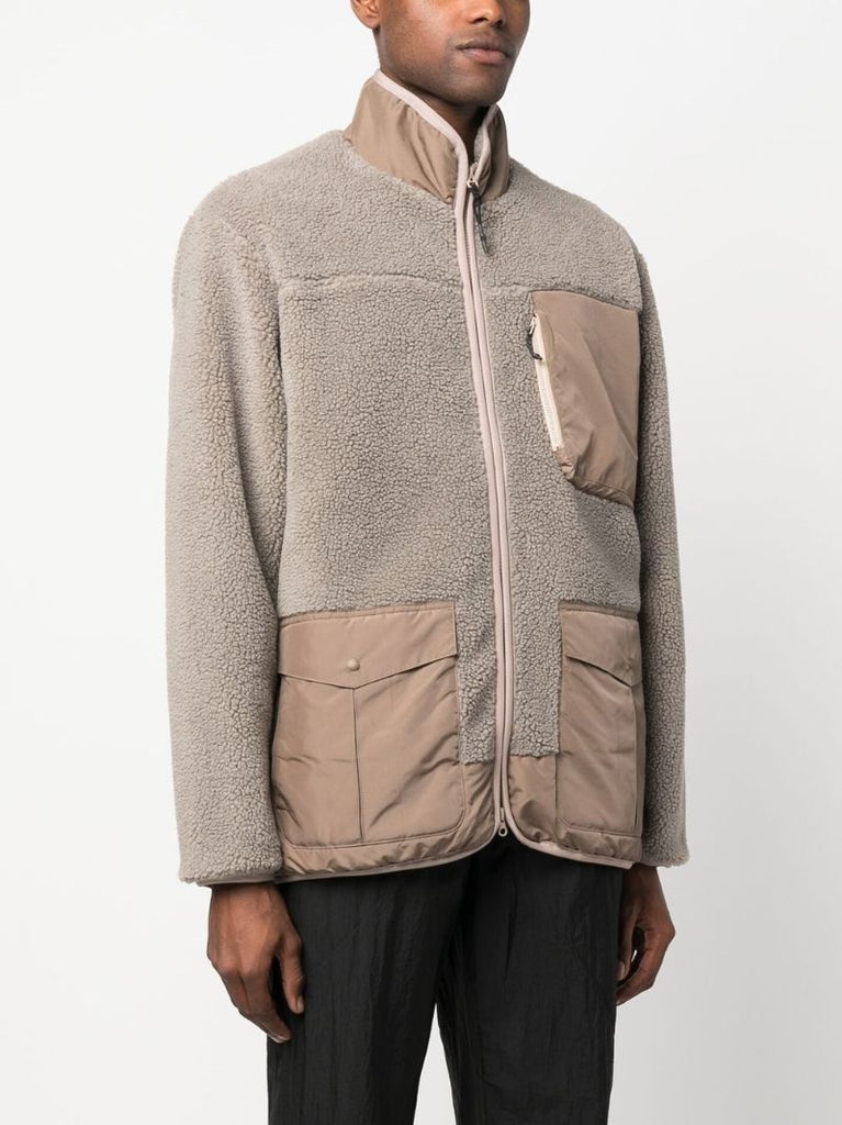 Neutral Zip-up Fleece Jacket