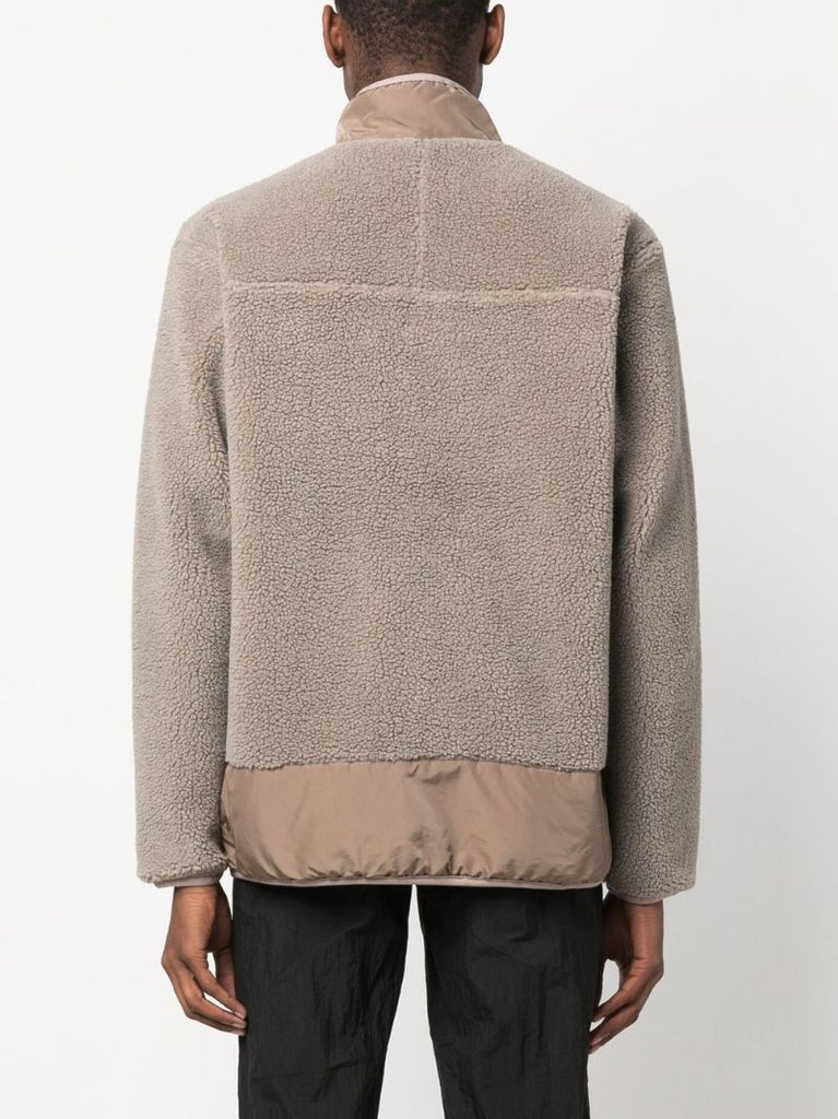 Neutral Zip-up Fleece Jacket