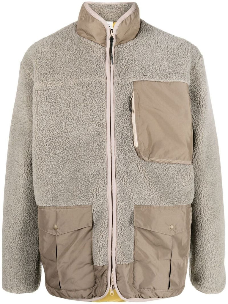 Neutral Zip-up Fleece Jacket