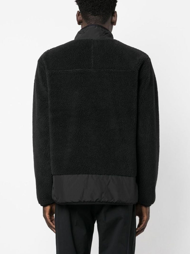 Black Zip-up Fleece Jacket