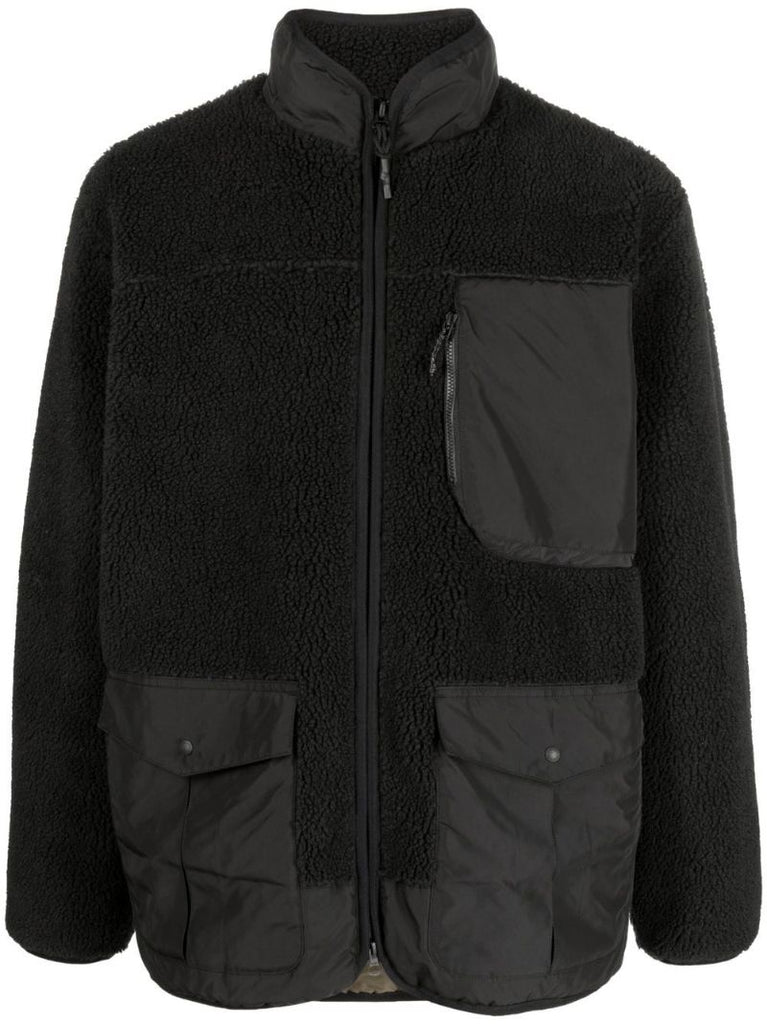 Black Zip-up Fleece Jacket