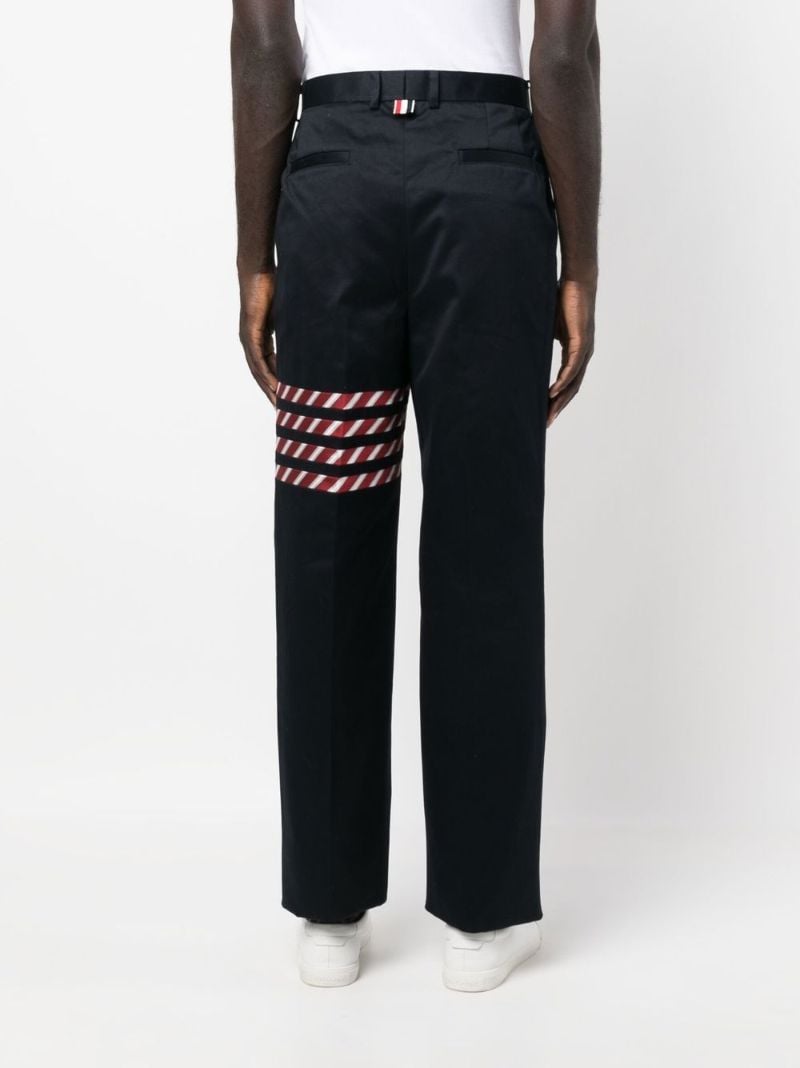 Blue 4-bar Stripe Trousers