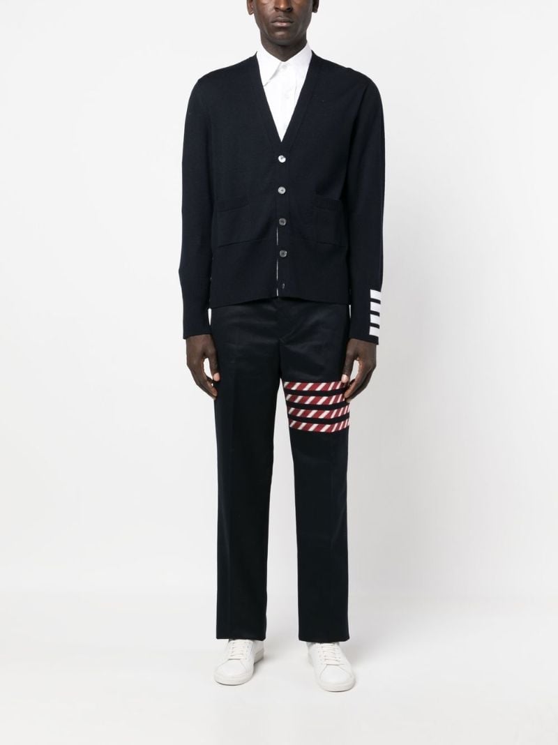 Blue 4-bar Stripe Trousers
