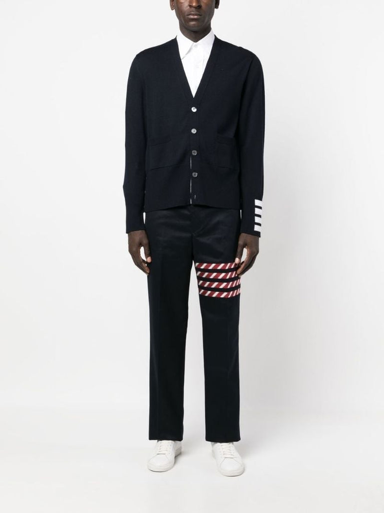 Blue 4-bar Stripe Trousers