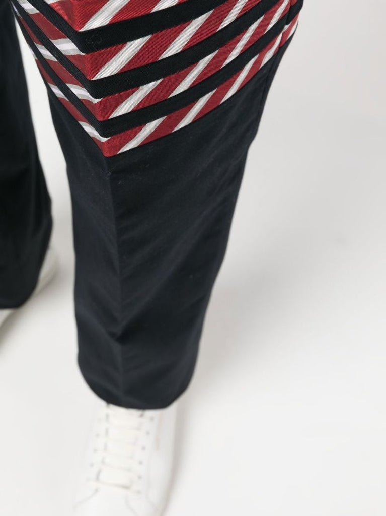 Blue 4-bar Stripe Trousers