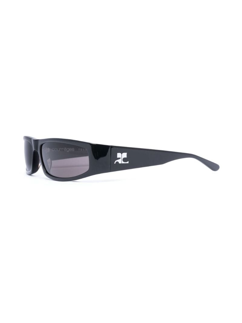 Black Rectangular Frame Sunglasses