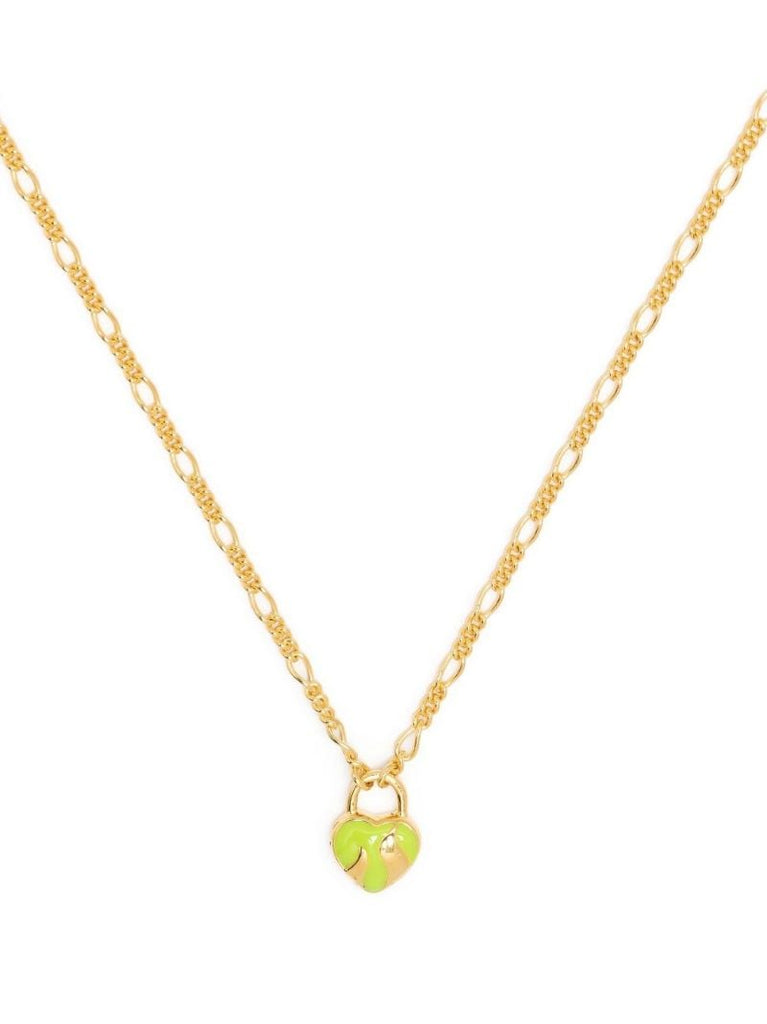 Gold-plated Halo Pendant Necklace