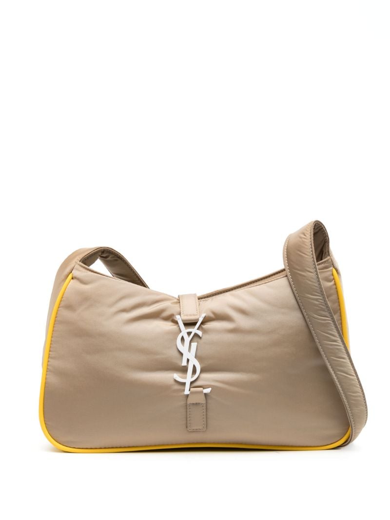 Beige Le 5 Shoulder Bag