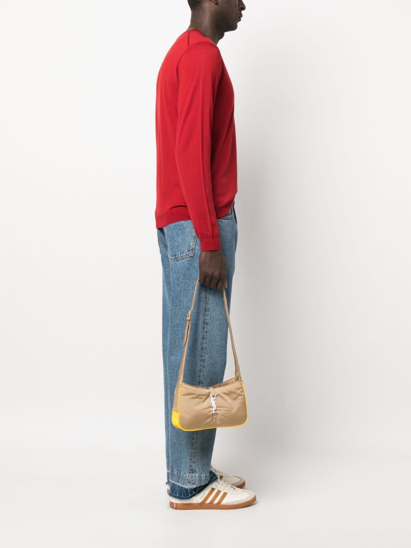 Beige Le 5 Shoulder Bag
