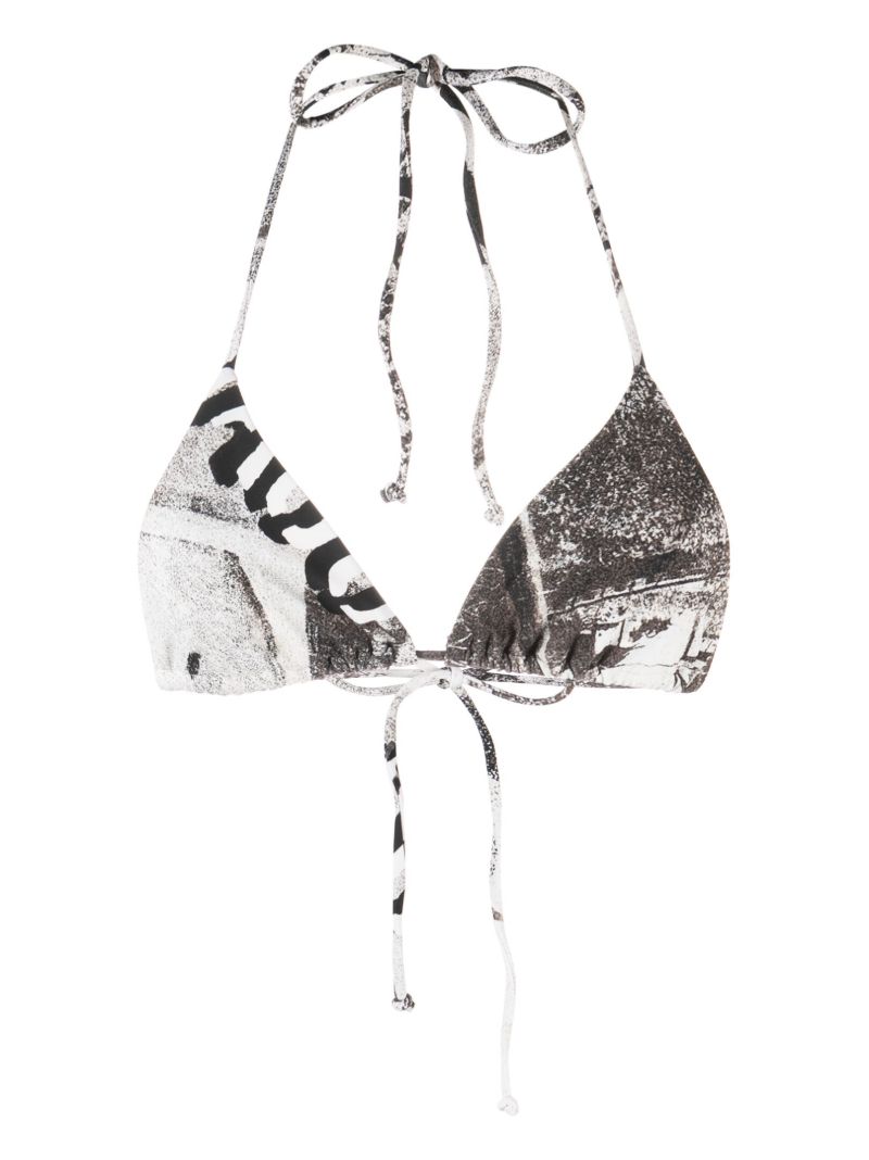 Black Kauai Triangle Bikini Top