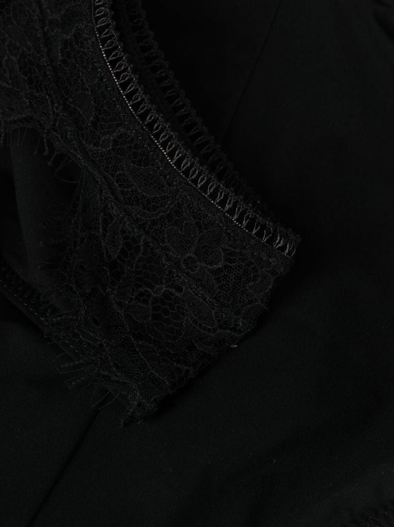 Black Lace Trim Briefs
