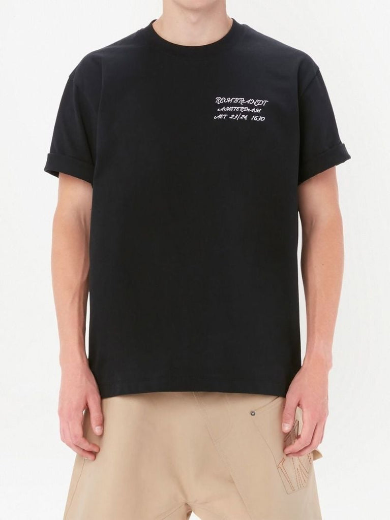Black Rembrandt Cotton T-shirt