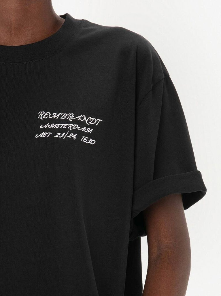 Black Rembrandt Cotton T-shirt