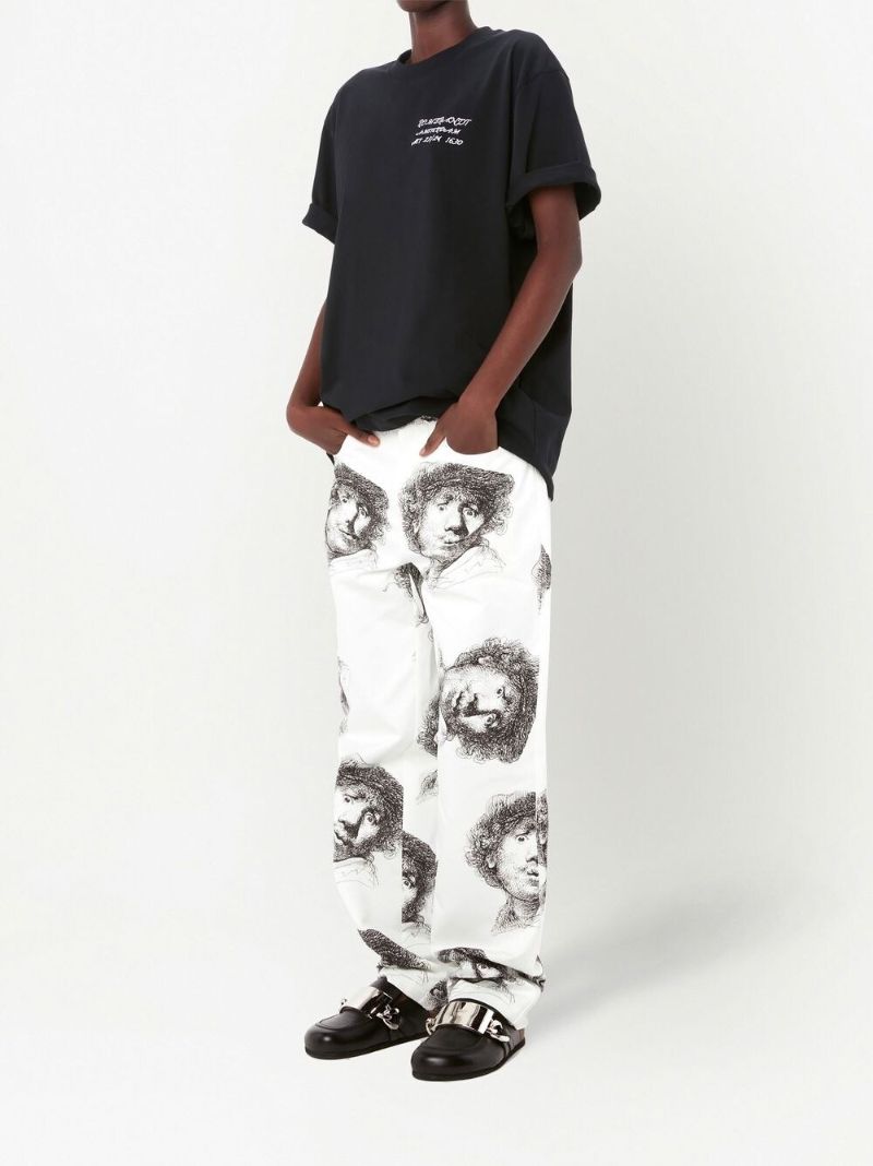 Black Rembrandt Cotton T-shirt