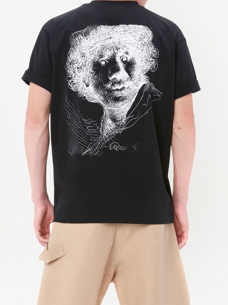 Black Rembrandt Cotton T-shirt