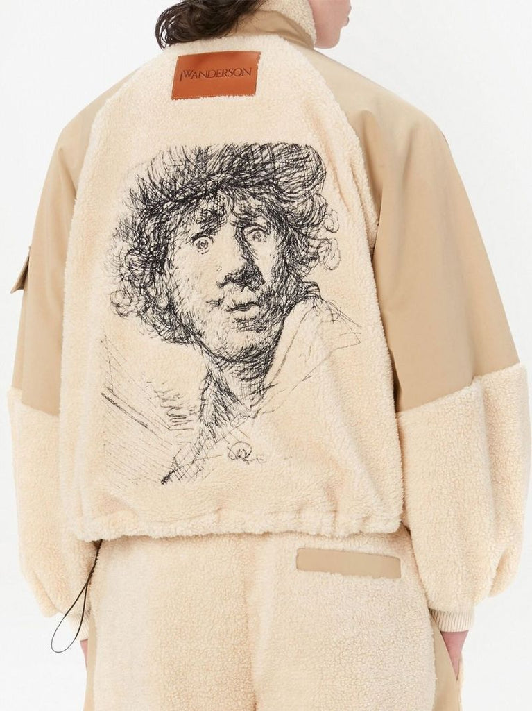 Neutral Rembrandt Bomber Jacket