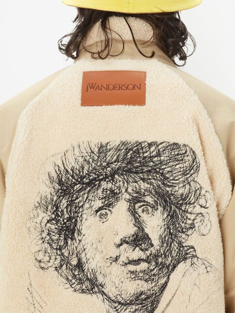 Neutral Rembrandt Bomber Jacket
