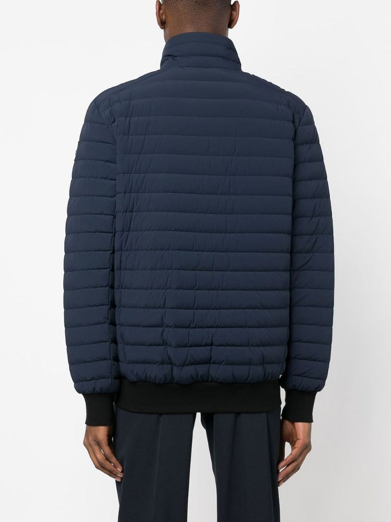 Blue Keap Padded Bomber Jacket