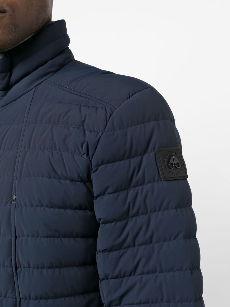 Blue Keap Padded Bomber Jacket