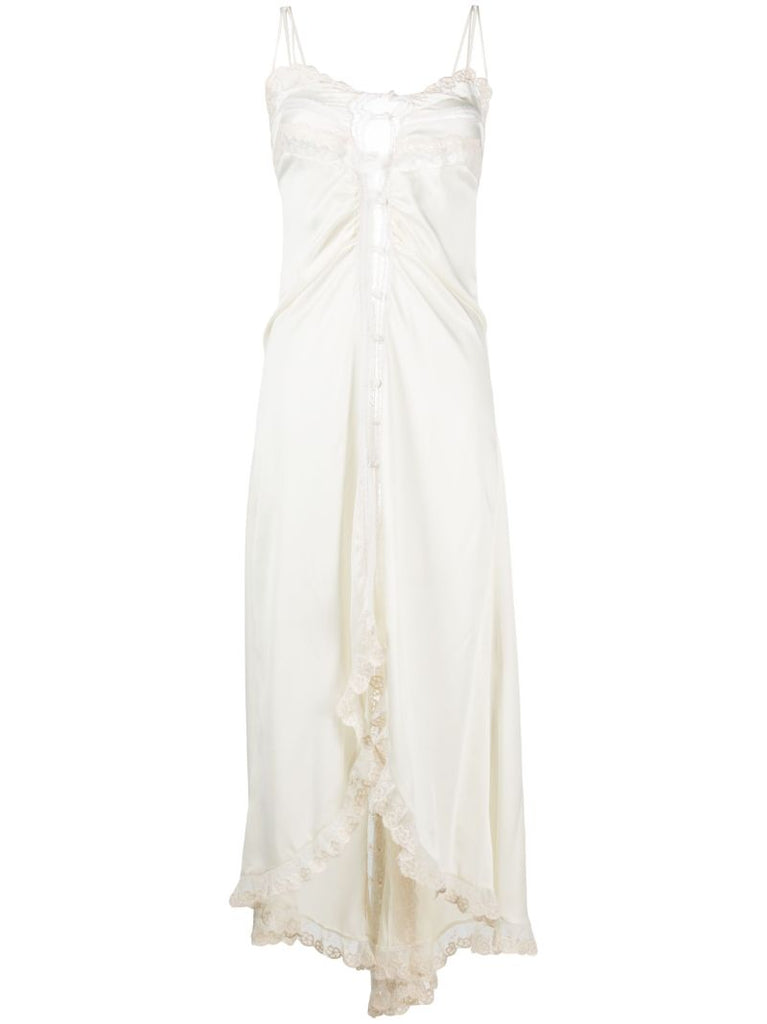White Paige Ruffled Dress