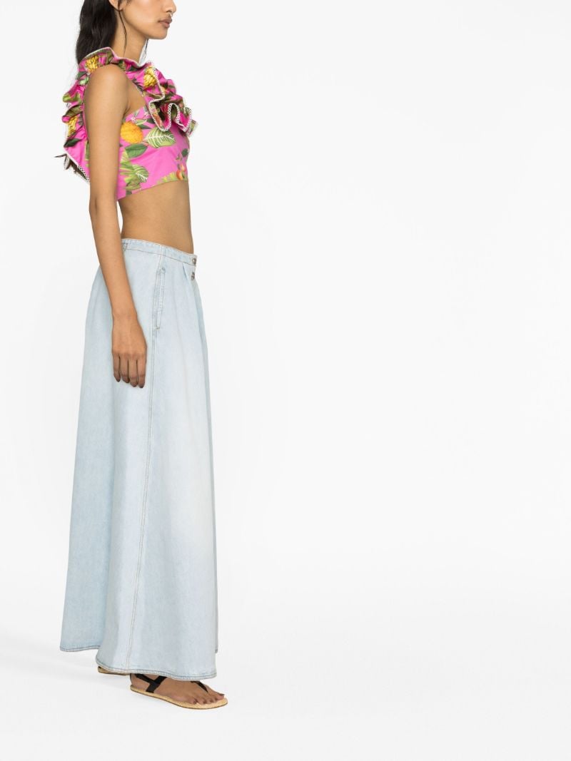 Pink Jazz Cropped Top