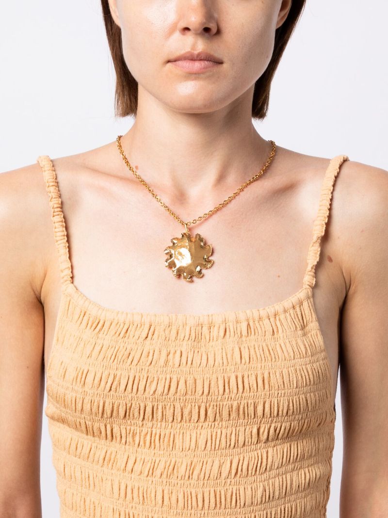 Gold-plated Sol Y Luna Necklace