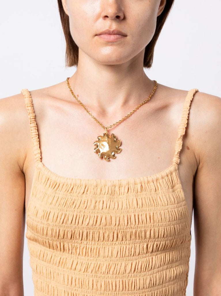 Gold-plated Sol Y Luna Necklace