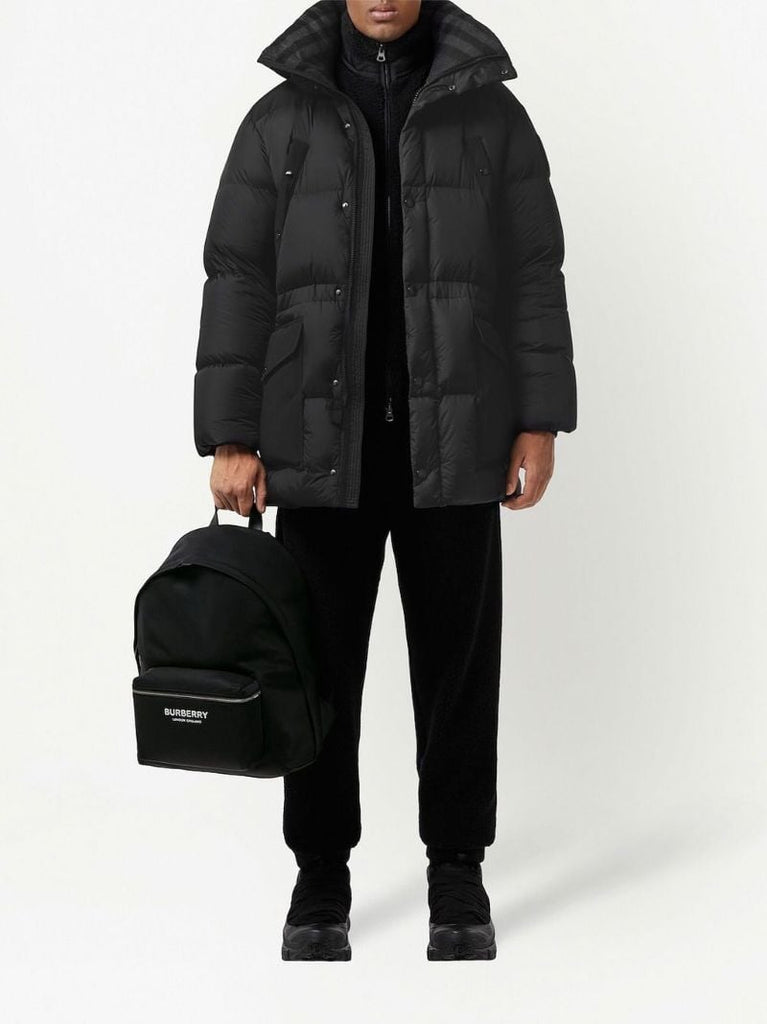 Black Logo-appliquÃ_x0083_Â© Backpack