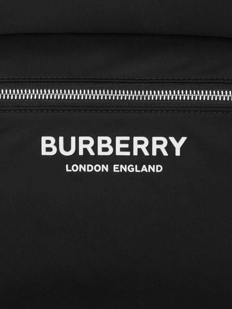 Black Logo-appliquÃ_x0083_Â© Backpack