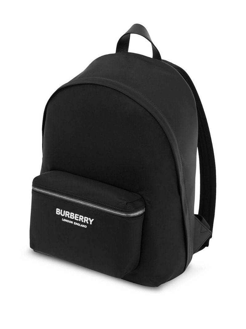 Black Logo-appliquÃ_x0083_Â© Backpack