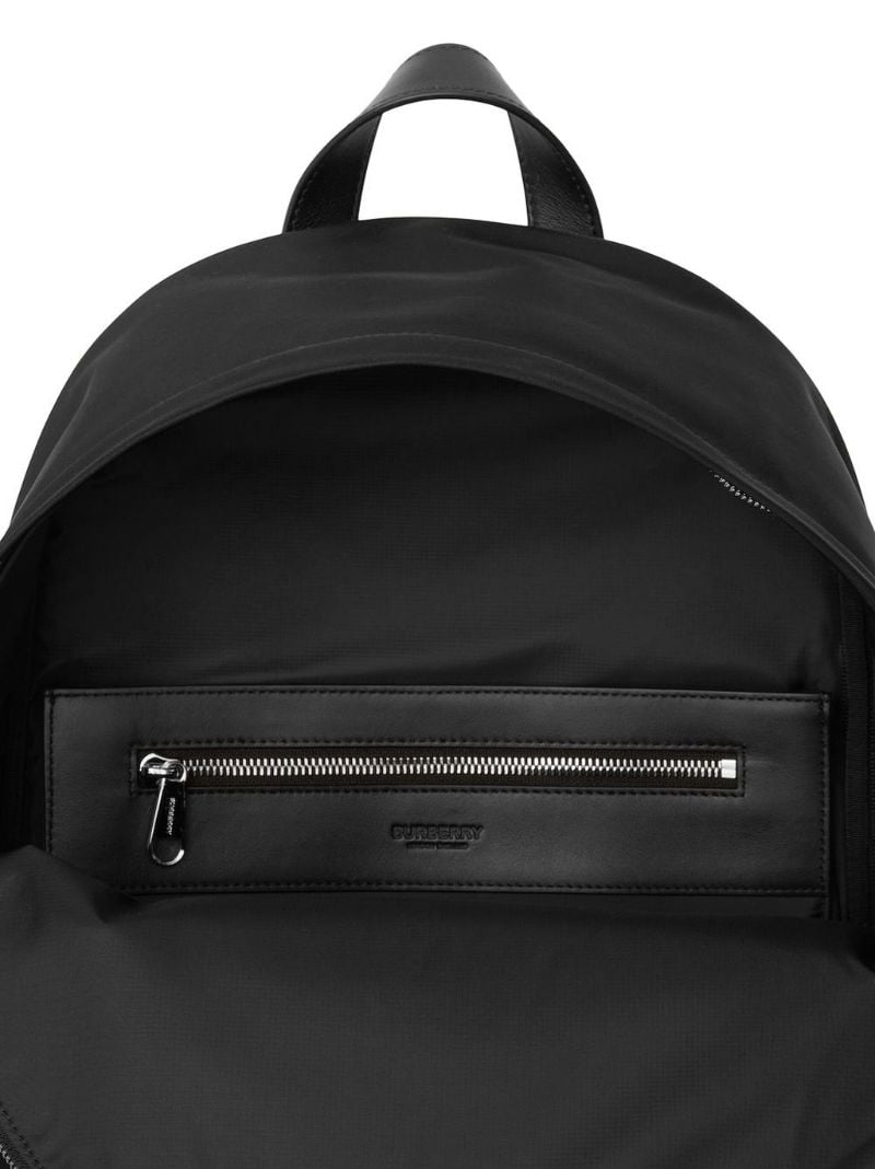 Black Logo-appliquÃ_x0083_Â© Backpack