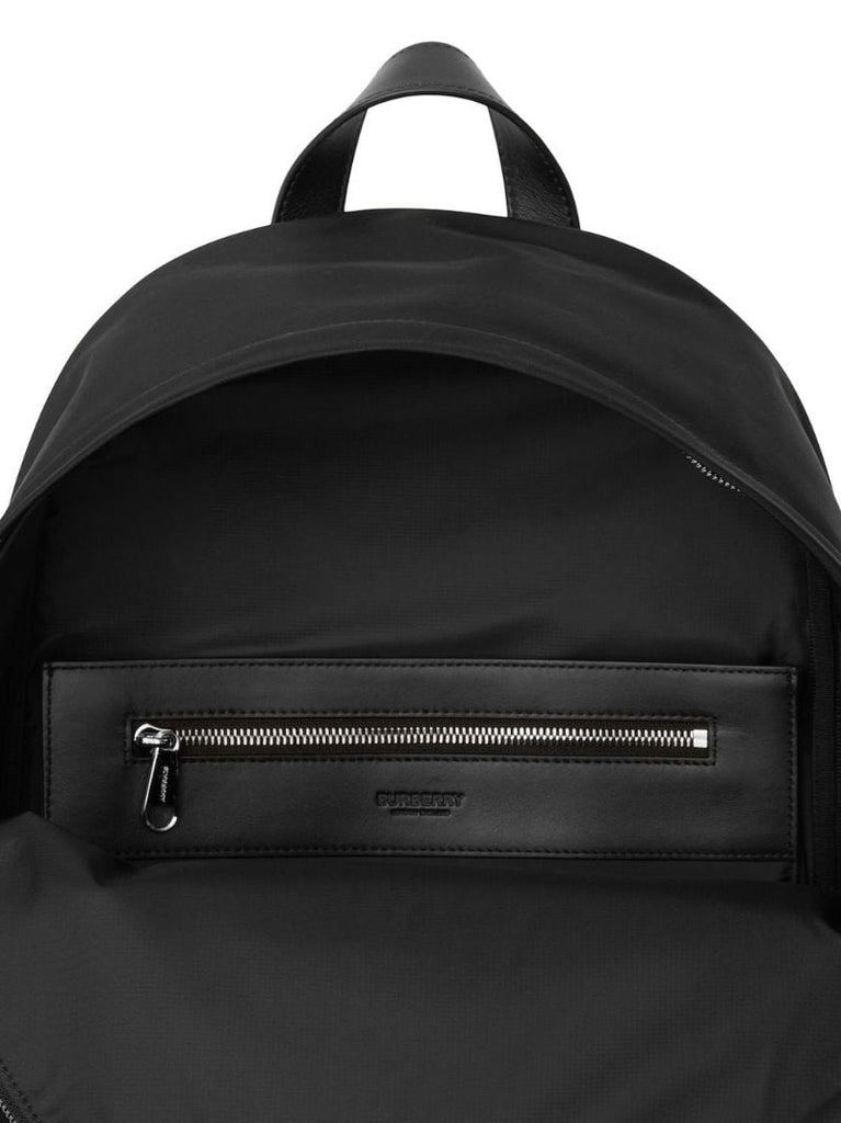 Black Logo-appliquÃ_x0083_Â© Backpack