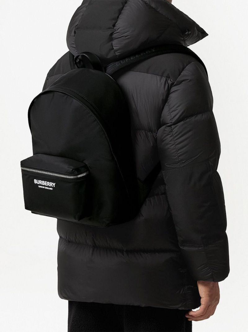 Black Logo-appliquÃ_x0083_Â© Backpack