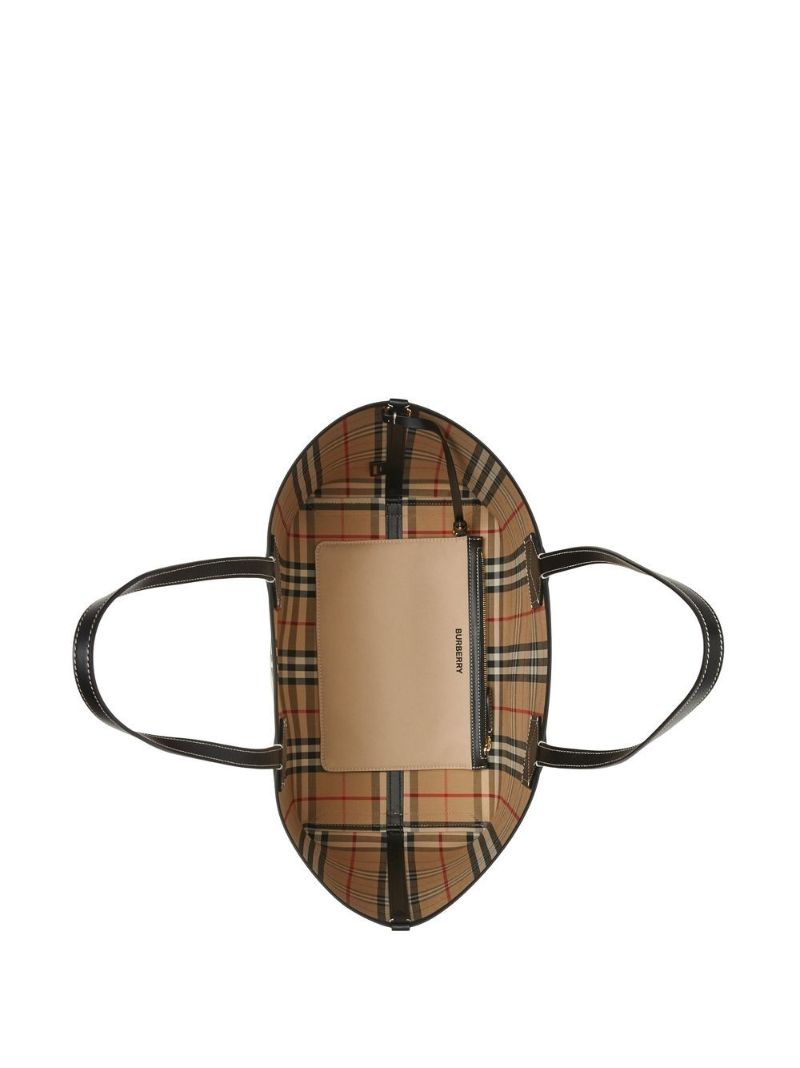 Beige Medium Heritage Tote Bag
