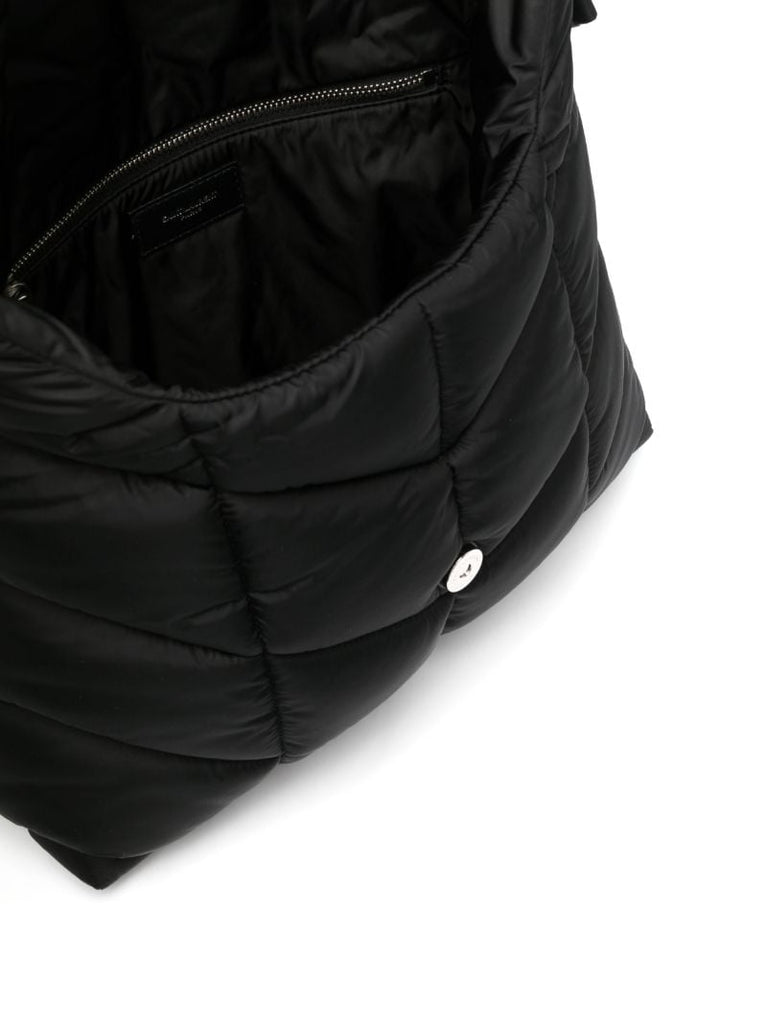Black Loulou Puffer Shoulder Bag