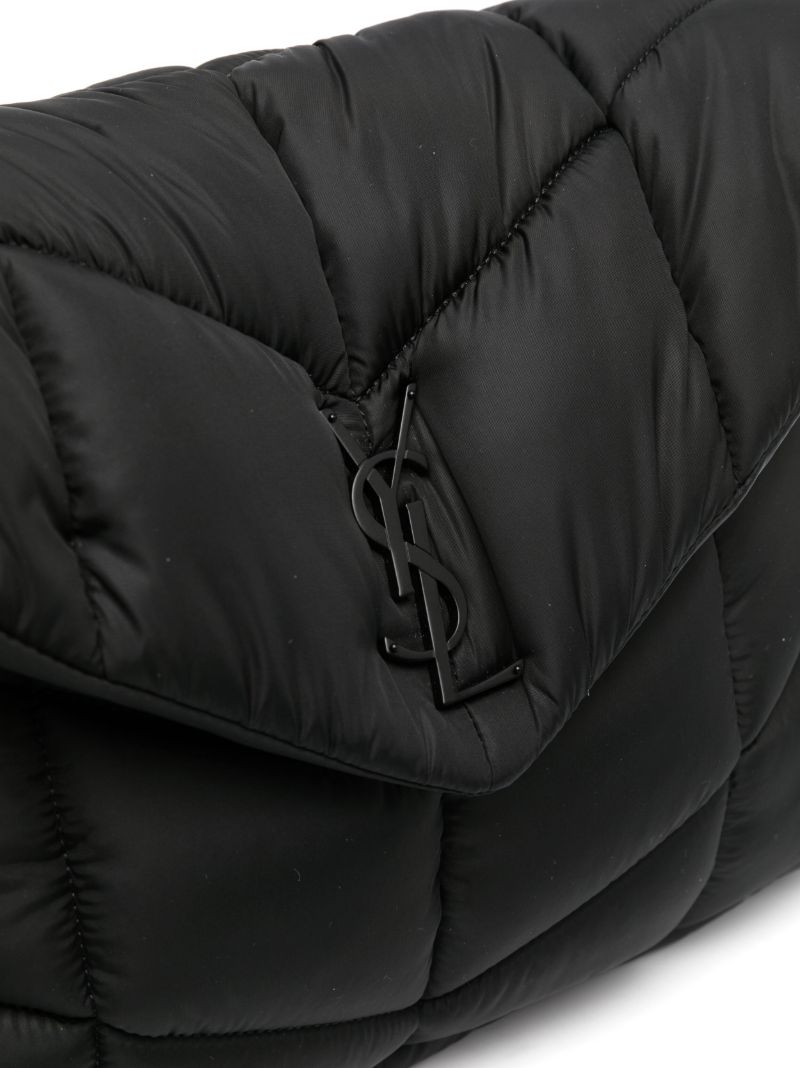Black Loulou Puffer Shoulder Bag