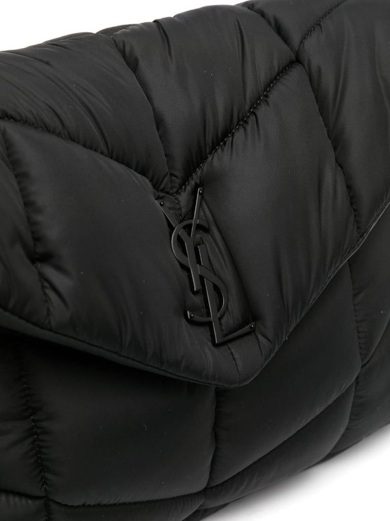 Black Loulou Puffer Shoulder Bag